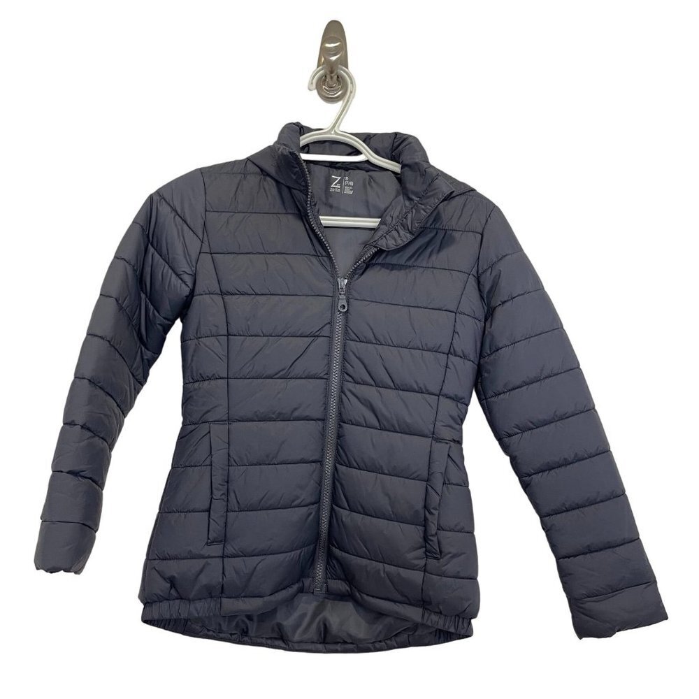 NWOT Zella Kid's Puffer Jacket Size 7/8 Black